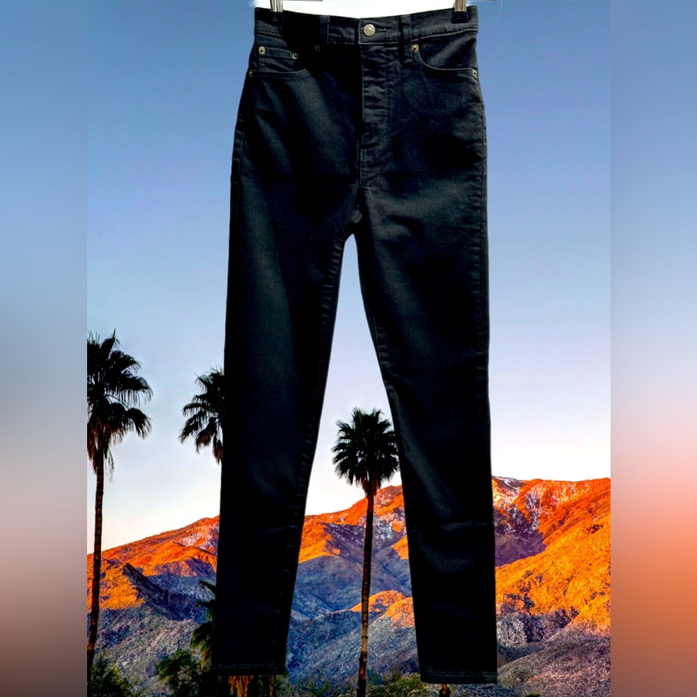 Banana Republic Black High Rise Skinny Jeans Size 0
